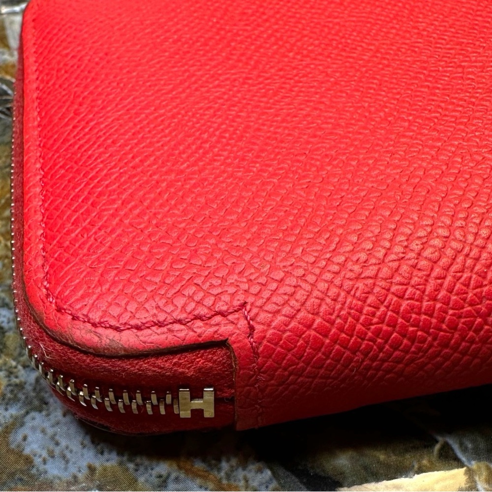 Hermes Red Leather Women’s Wallet - Picture 6 of 12